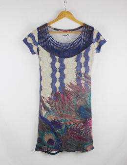 vestido estampado smash