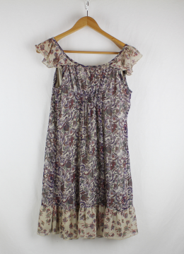 vestido gasa stradivarius