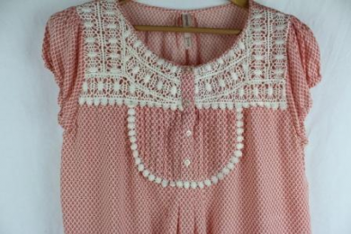 blusa estampada springfield