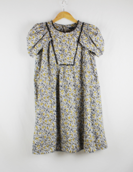 vestido estampado french connection