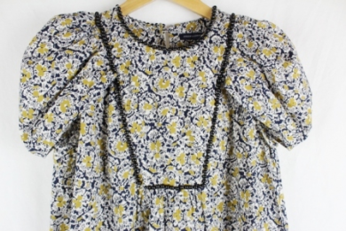vestido estampado french connection