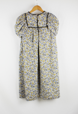 vestido estampado french connection