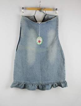 vestido denim peace and love