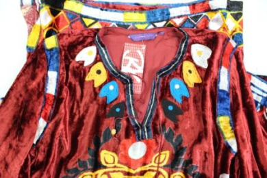 vestido terciopelo peace and love