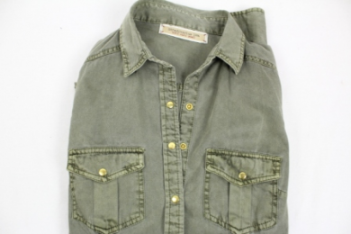camisa denim stradivarius