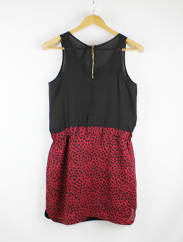 vestido animal print stradivarius