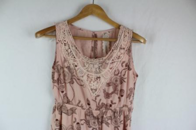 vestido estampado mismash