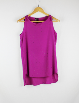 blusa pedreria mango