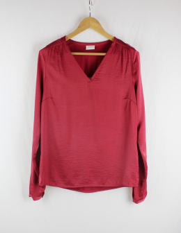 blusa satinada vila