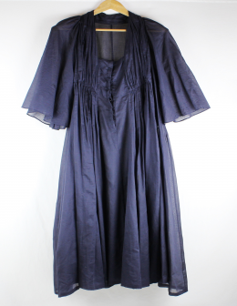 vestido drapeado