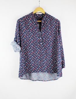 blusa estampada via via