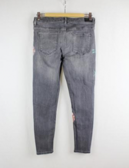 jeans skinny estmpado zara m/38