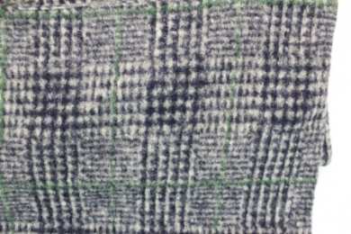 falda tartan lana mango L/42
