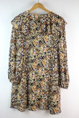 vestido floral zara M/L