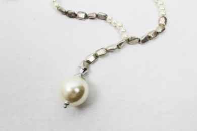 collar largo perlas