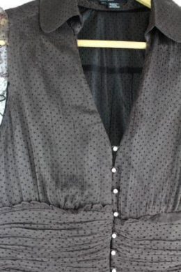 blusa l seda lunares zara