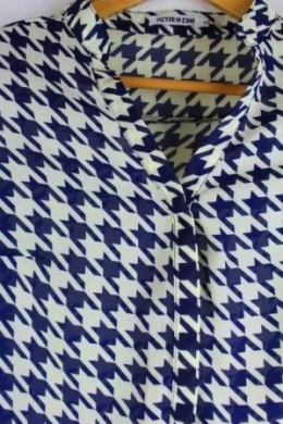 blusa s pata de gallo victoria zone