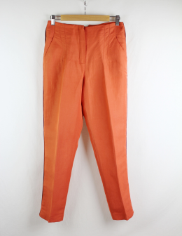 pantalon lino mango 38
