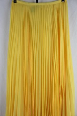 falda larga plisada mango 36