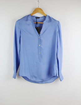 blusa seda massimo dutti 36