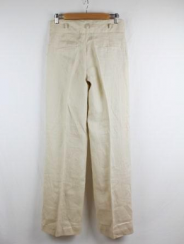 pantalon lino mango 38