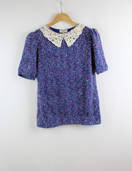 blusa tweed pepaloves s