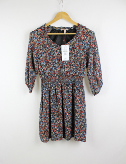 vesido estampado bershka m