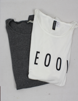 Pack 2 camisetas pull and bear s/m