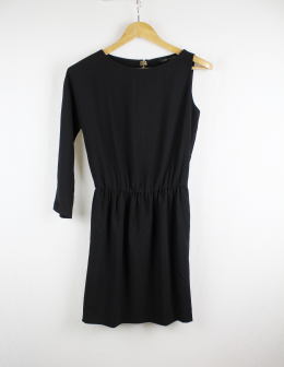 vestido asimetrico zara s