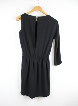vestido asimetrico zara s