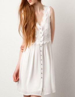 Vestido ibicenco pull and bear s/38