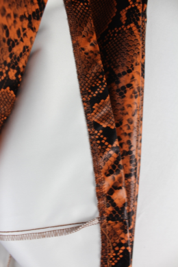 falda efecto piel animal print