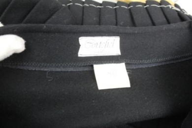 falda lana plisada negra cortefiel 42