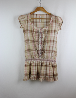 blusa/mini vestido estradivarius S