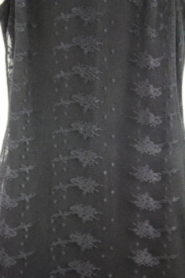 vestido encaje negro zara trf m