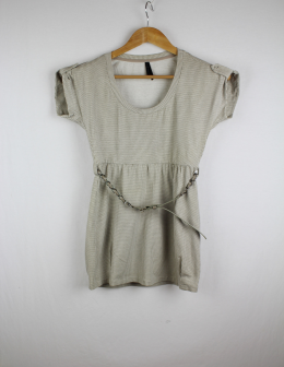vestido punto stradivarius m