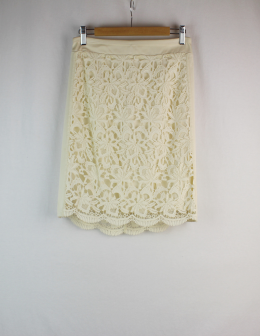 falda crochet mango m/38