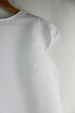 blusa blanca manga corta bruna m
