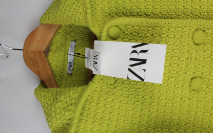 chaqueta estilo cardigan zara