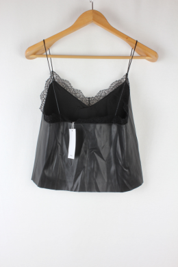 top lencero efecto piel mango