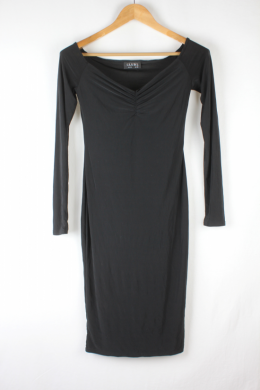 vestido negro punto club L London