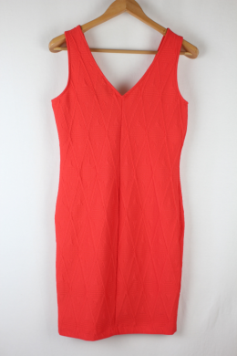 Vestido textura Hm naranja