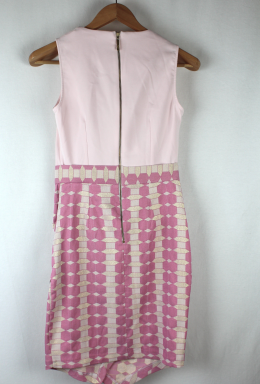 Vestido texturas rosa closet london