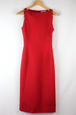 vestido rojo zara