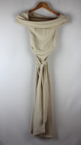 Vestido midi palabra de honor zara