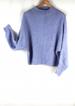 jersey punto oversize lila mango