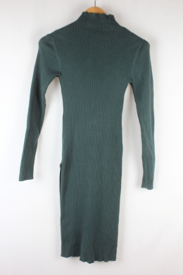 vestido punto verde vila