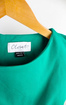 vestido bodycon verde closet london