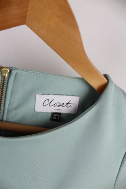 vestido bodycon verde closet london
