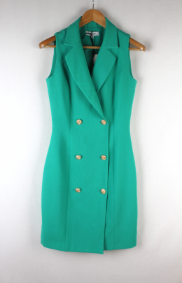 Vestido blazer verde morgan